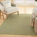 Nourison Home Positano Indoor/Outdoor Green 5' x 7' Area Rug, Easy Cleaning, Non Shedding, Bed Room, Living Room, Dining Room, Backyard, Deck, Patio (5x7)