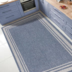 Keen Home Design Terrace Outdoor Area Rug - 6x9 Washable Indoor/Outdoor Rug for Patio, Kitchen, Balcony, Beach, Garden, Deck and Porch, Size: 6'x8'10"