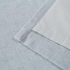 Vision Home Blue Gray Pinch Pleated Full Blackout Curtains Linen Blended Room Darkening Window Curtains 95 inch for Living Room Bedroom Thermal Insulated Pinch Pleat Drapes with Hooks 40" Wx95 Lx2