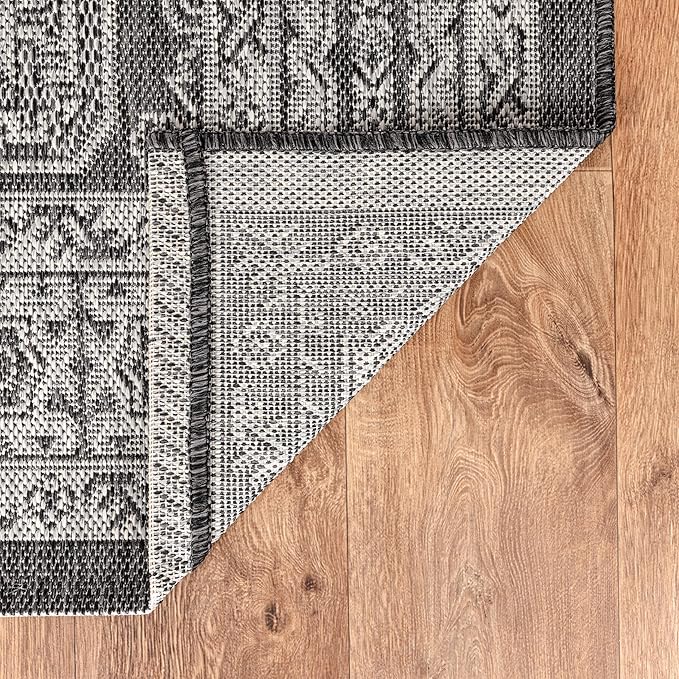 Keen Home Design Terrace Outdoor Throw Rug - 3x5 Washable Indoor/Outdoor Rug for Patio, Kitchen, Balcony, Beach, Garden, Deck and Porch, Size: 3'x5'
