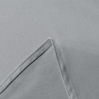 sancua Rectangle Tablecloth - 70 x 90 Inch - Stain and Wrinkle Resistant Washable Polyester Table Cloth, Decorative Fabric Table Cover for Dining Tables, Buffet Parties and Camping, Silver Grey