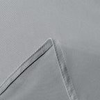 sancua Rectangle Tablecloth - 90 x 132 Inch - Stain and Wrinkle Resistant Washable Polyester Table Cloth, Decorative Fabric Table Cover for Dining Tables, Buffet Parties and Camping, Silver Grey