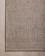 Loloi Amber Lewis Topanga Collection TOP-06 Natural/Mist 3'-11" x 5'-11" Indoor/Outdoor Accent Rug