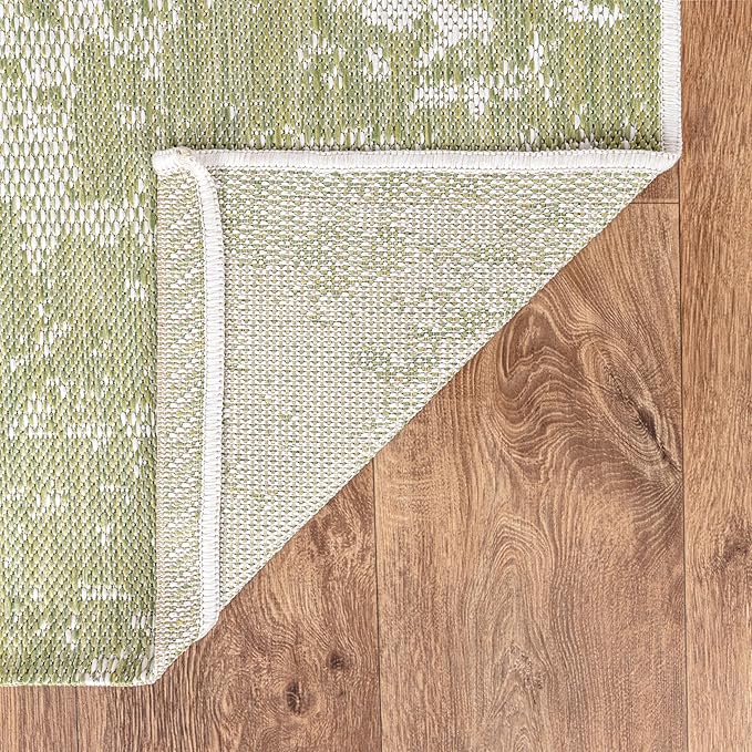 Keen Home Design Terrace Outdoor Area Rug - 9x12 Washable Indoor/Outdoor Rug for Patio, Kitchen, Balcony, Beach, Garden, Deck and Porch, Size: 8'10"x12'