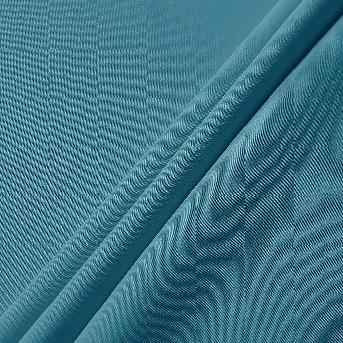 sancua Rectangle Tablecloth - 60 x 102 Inch - Stain and Wrinkle Resistant Washable Polyester Table Cloth, Decorative Fabric Table Cover for Dining Tables, Buffet Parties and Camping, Teal