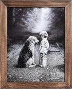 Yaetm-11x14 Picture Frame, Natural Solid Wood Photo Frame Display for Wall Mounting, High Definition Glass Carbonized Black(2 Pack)