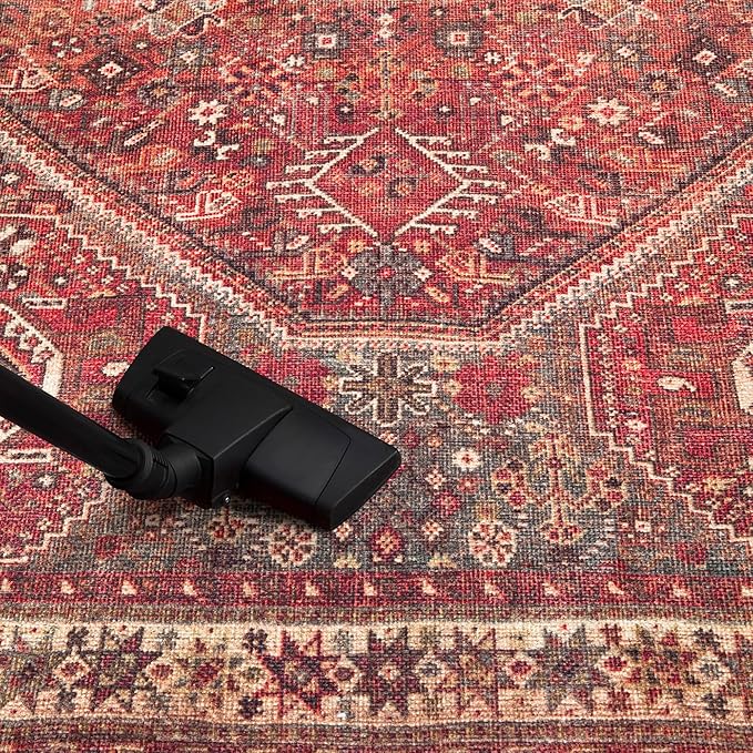 Keen Home Design 3x5 Rug - Machine Washable Entry Rug with Non-Slip Backing, Ideal for Enteryway, Kitchen, Bathroom, Laundry Room - Vintage, Easy Clean, Durable, Low Pile Rug - (3' x 5')