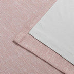 Vision Home Pink Pinch Pleated Full Blackout Curtains Room Darkening Window Panels 90 inch for Girls Bedroom Living Room Thermal Insulated Pinch Pleat Pink Drapes with Hooks Back Tab 40" Wx90 Lx2