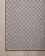 Loloi Amber Lewis Topanga Collection TOP-02 Natural/Silver 3'-11" x 5'-11" Indoor/Outdoor Accent Rug