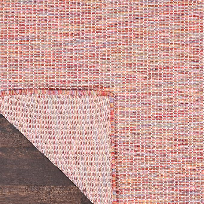 Nourison Home Positano Rainbow 2' x 6' Area Rug Easy Clean, Non Shedding, Bed Room, Living Room, Dining Room, Kitchen (6' Runner)