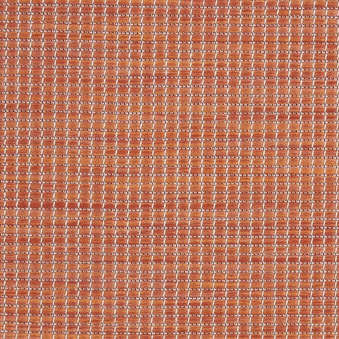 Nourison Home Positano Indoor/Outdoor Terracotta 10' x 14' Area Rug, Easy Cleaning, Non Shedding, Bed Room, Living Room, Dining Room, Backyard, Deck, Patio (10x14)
