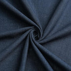 Vision Home Navy Blue Pinch Pleated Full Blackout Curtains Linen Blended Room Darkening Curtain Panels 120 inch for Living Room Bedroom Thermal Insulated Pinch Pleat Drapes with Hooks 40" Wx120 Lx2