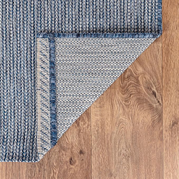 Keen Home Design Terrace Outdoor Area Rug - 5x8 Washable Indoor/Outdoor Rug for Patio, Kitchen, Balcony, Beach, Garden, Deck and Porch, Size: 5'3"x7'7"