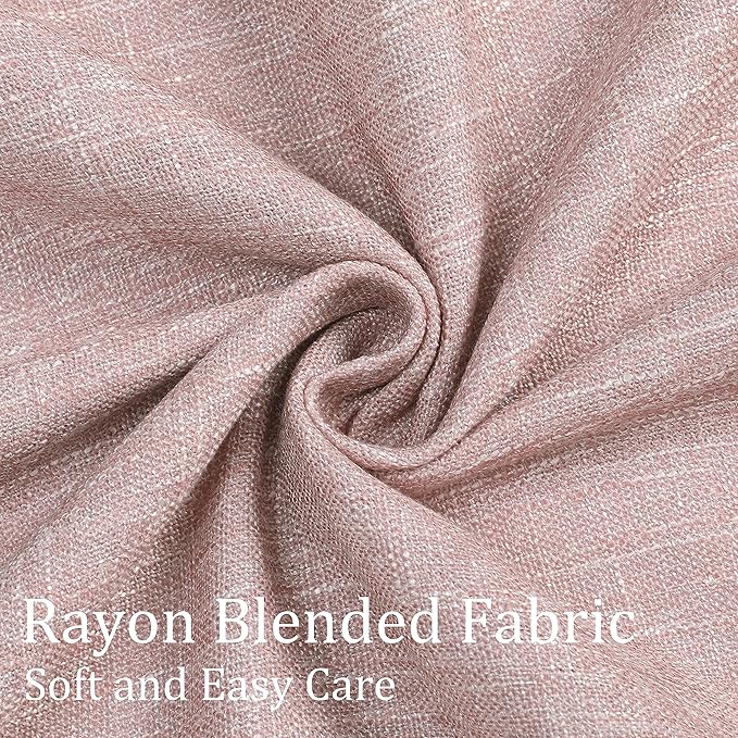 Vision Home Pink Pinch Pleated Total Blackout Curtains Room Darkening Window Panels 95 inch for Girls Bedroom Living Room Thermal Insulated Pinch Pleat Pink Drapes with Hooks Back Tab 40" Wx95 Lx2