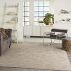Nourison Home Positano Indoor-Outdoor Beige 7' x 10' Area Rug, Easy Cleaning, Non Shedding, Bed Room, Living Room, Dining Room, Backyard, Deck, Patio (7x10)