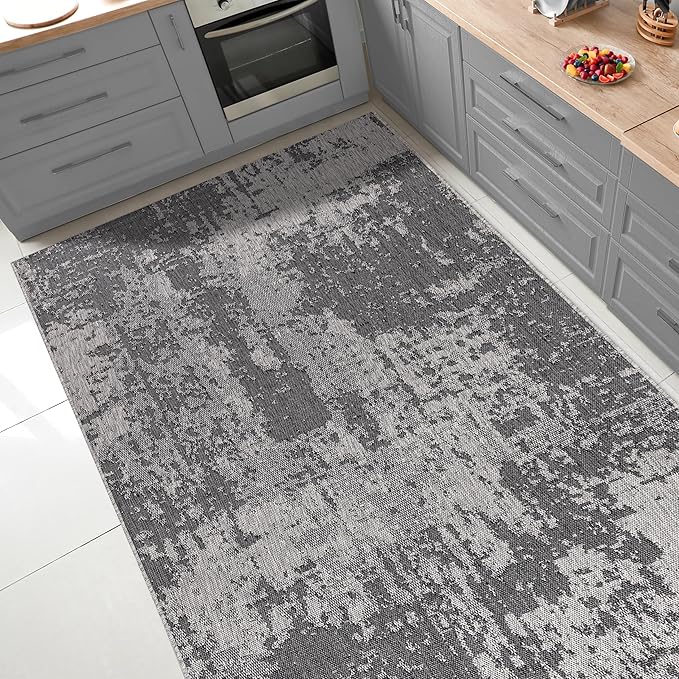 Keen Home Design Terrace Outdoor Area Rug - 12x15 Washable Indoor/Outdoor Rug for Patio, Kitchen, Balcony, Beach, Garden, Deck and Porch, Size: 12'x15'
