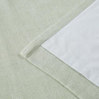 Vision Home Soft Green Pinch Pleated Full Blackout Curtains Linen Blended Room Darkening Window Curtains 63 inch for Living Room Bedroom Thermal Insulated Pinch Pleat Drapes with Hooks 60" Wx63 Lx1