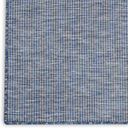 Nourison Positano Indoor/Outdoor Navy Blue 3' x 5' Area Rug, Easy Cleaning, Non Shedding, Bed Room, Living Room, Dining Room, Backyard, Deck, Patio (3x5)