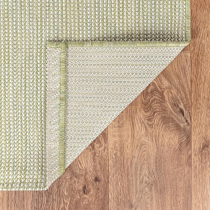 Keen Home Design Terrace Outdoor Round Rug - 5ft Round Washable Indoor/Outdoor Rug for Patio, Kitchen, Balcony, Beach, Garden, Deck and Porch, Size: 5'3" Round