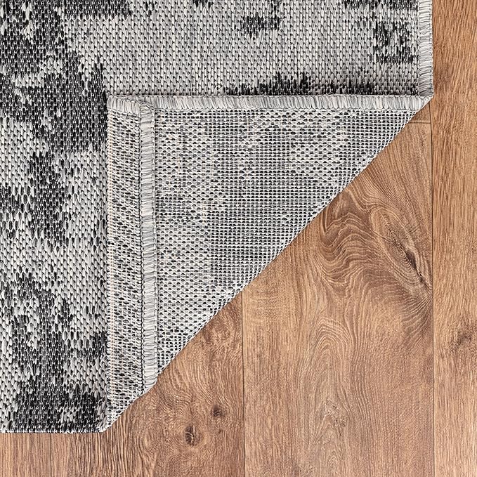 Keen Home Design Terrace Outdoor Area Rug - 10x14 Washable Indoor/Outdoor Rug for Patio, Kitchen, Balcony, Beach, Garden, Deck and Porch, Size: 10'x14'