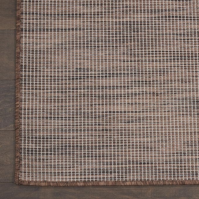 Nourison Home Positano 8' Runner Natural Fabric Modern Area Rug (8' Runner)