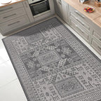 Keen Home Design Terrace Outdoor Area Rug - 6x9 Washable Indoor/Outdoor Rug for Patio, Kitchen, Balcony, Beach, Garden, Deck and Porch, Size: 6'x8'10"