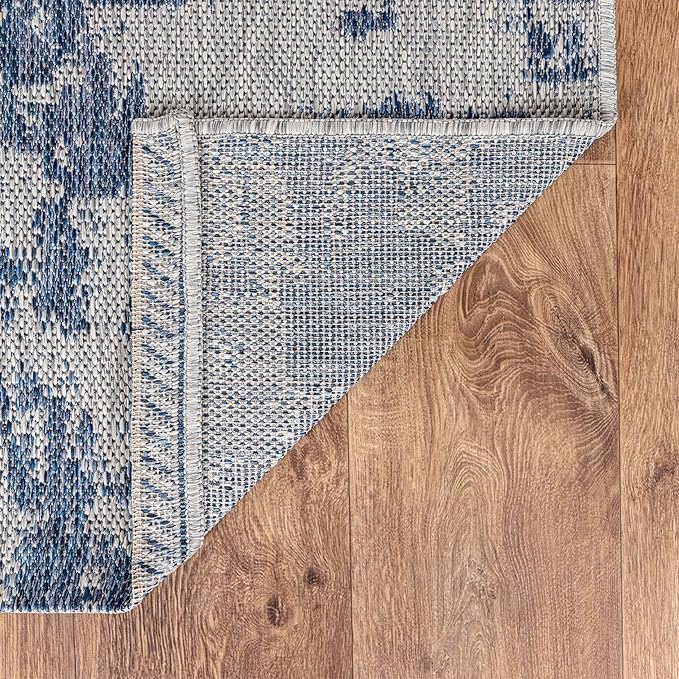 Keen Home Design Terrace Outdoor Throw Rug - 3x5 Washable Indoor/Outdoor Rug for Patio, Kitchen, Balcony, Beach, Garden, Deck and Porch, Size: 3'x5'