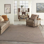 Nourison Positano Indoor/Outdoor Natural 10' x 14' Area Rug, Easy Cleaning, Non Shedding, Bed Room, Living Room, Dining Room, Backyard, Deck, Patio (10x14)