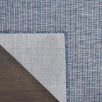 Nourison Positano Indoor/Outdoor Navy Blue 2'2" x 10' Area Rug, Easy Cleaning, Non Shedding, Bed Room, Living Room, Dining Room, Backyard, Deck, Patio (2x10)